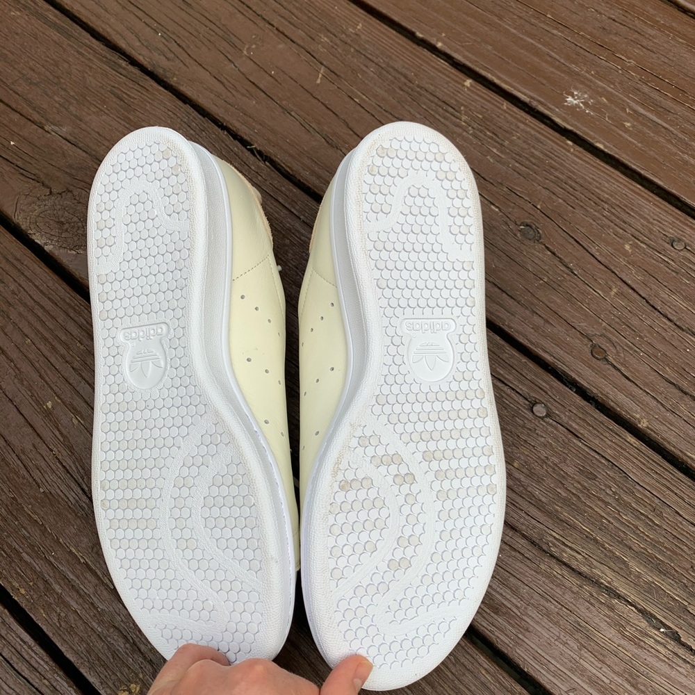 adidas Stan Smith Cream and Tan Sneakers - Picture 6 of 6